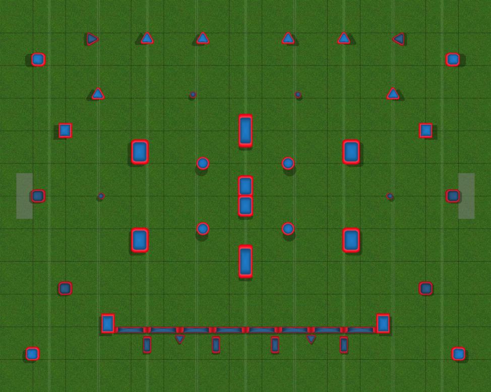 WCPPL Practice Layout 24 Paintball Field Image