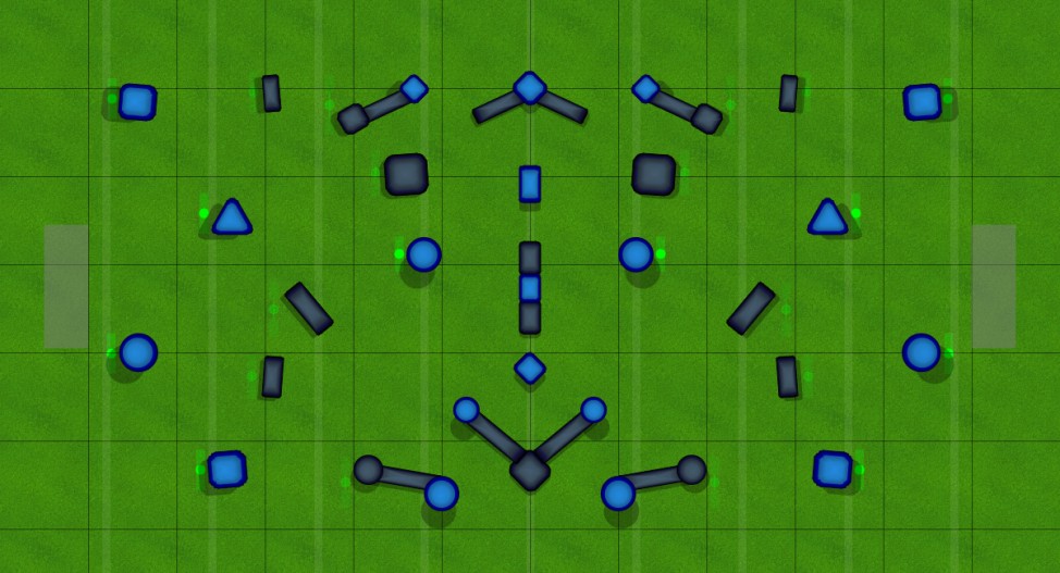 1v1 Alpha Map #3 Paintball Field Image